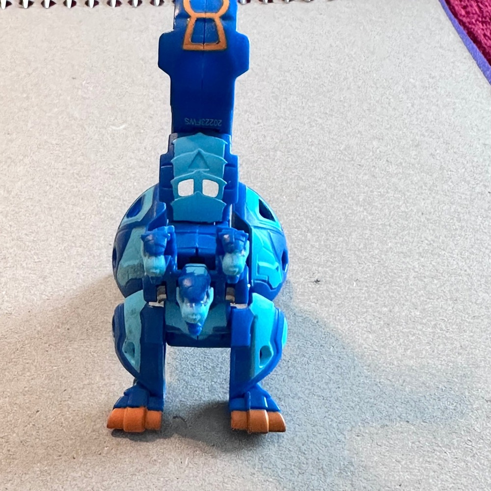 Bakugan Armored Alliance Aquos Trox x Nobillious Fusion 700 B-Power Blue Figure - Picture 5 of 8